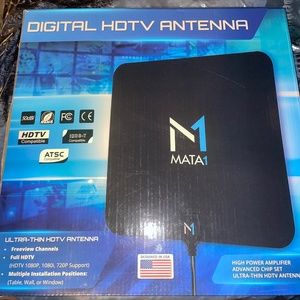 New Unused MATA 1 Digital HDTV Antena Ultra Thin